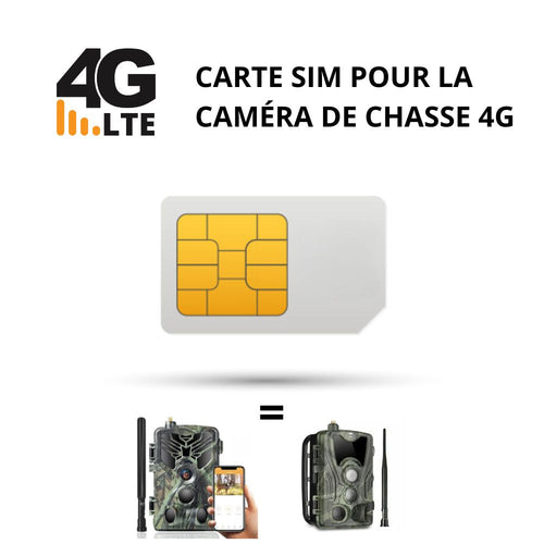 Carte SIM LTE 4G Pour La Camera De Chasse 4G